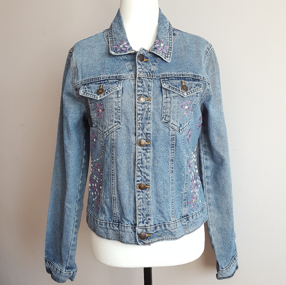 Anna Sui Embellished Denim Jacket
